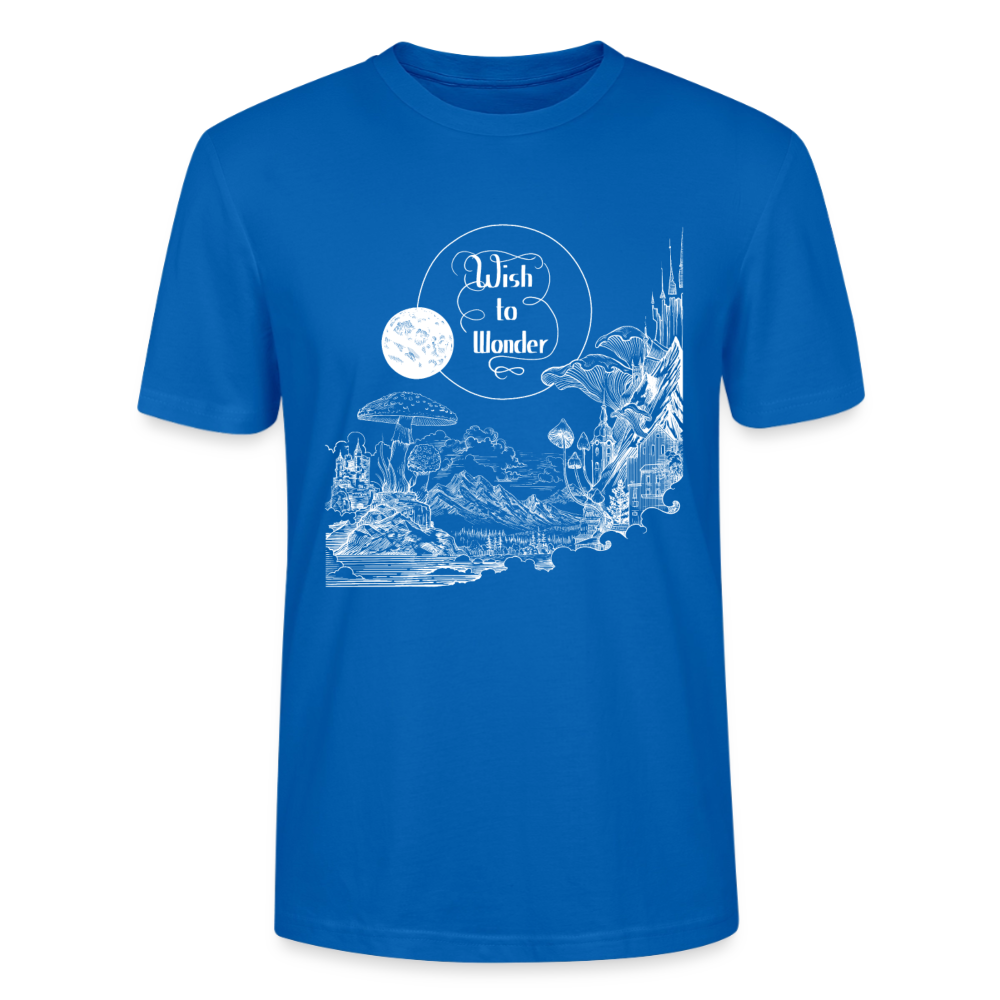 WTW - Welcome To Wonderland white print | Stanley/Stella CRAFTER Unisex T-Shirt - peacock-blue
