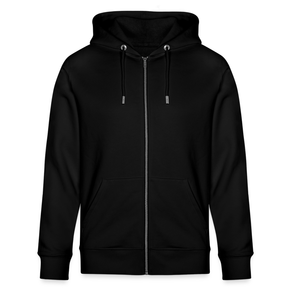 Wish To Wonder - whale | Unisex Organic Hooded Jacket - black