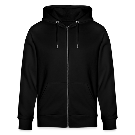 Wish To Wonder - whale | Unisex Organic Hooded Jacket - black