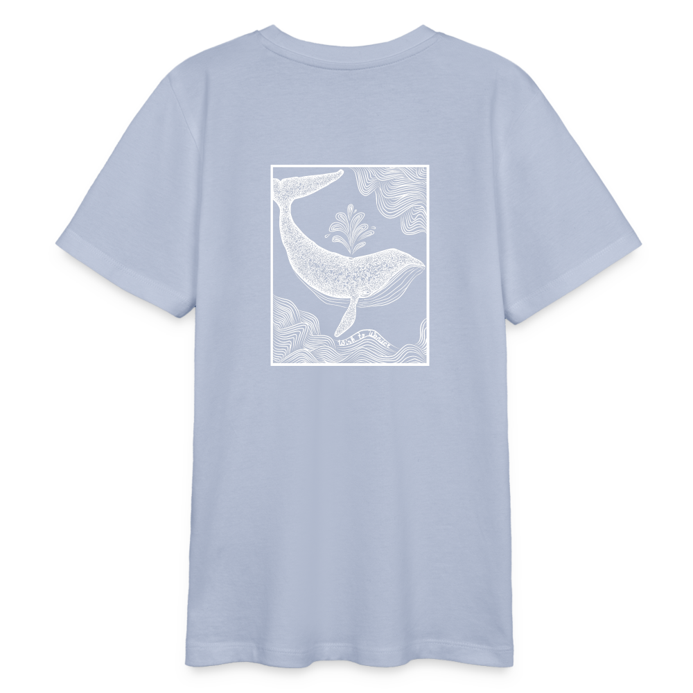 Wish To Wonder - whale | Organic Teen T-Shirt - lavender-violet