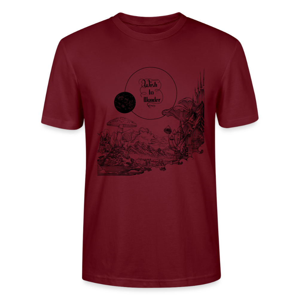 WTW - Welcome To Wonderland black print | Stanley/Stella CRAFTER Unisex T-Shirt - burgundy