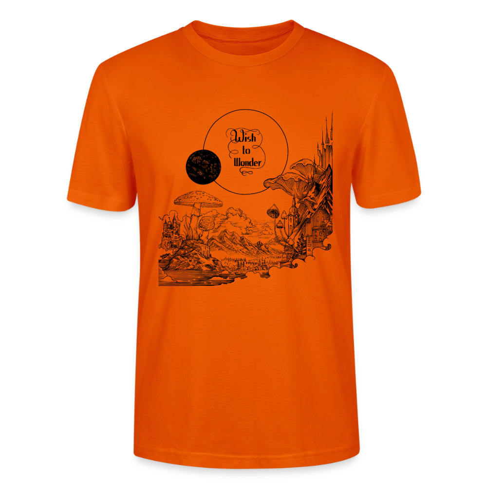 WTW - Welcome To Wonderland black print | Stanley/Stella CRAFTER Unisex T-Shirt - bright orange