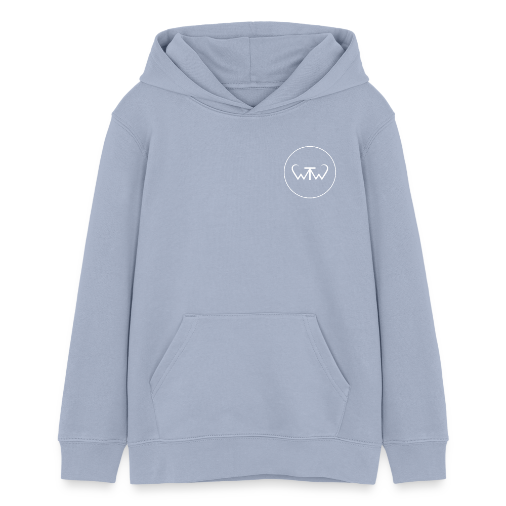 Wish To Wonder - Welcome To Wonderland | Teen Organic Hoodie - lavender-violet