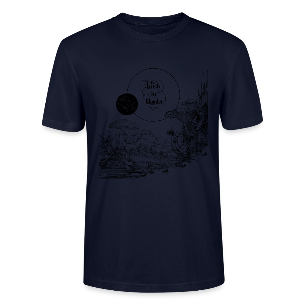 WTW - Welcome To Wonderland black print | Stanley/Stella CRAFTER Unisex T-Shirt - navy