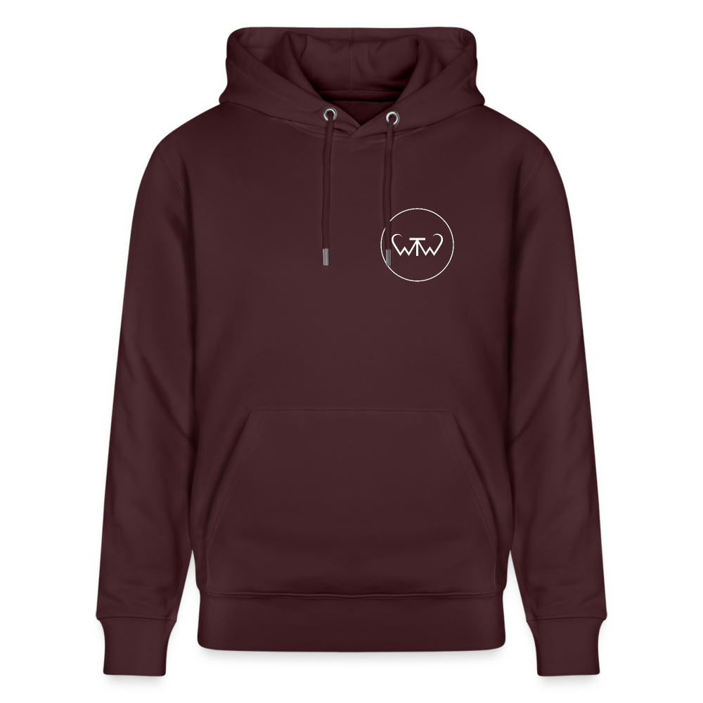 Wish To Wonder - Welcome To Wonderland | Unisex Organic Hoodie - maroon