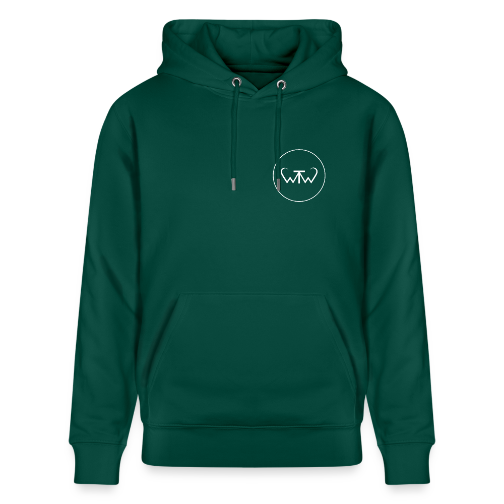 Wish To Wonder - Welcome To Wonderland | Unisex Organic Hoodie - forest