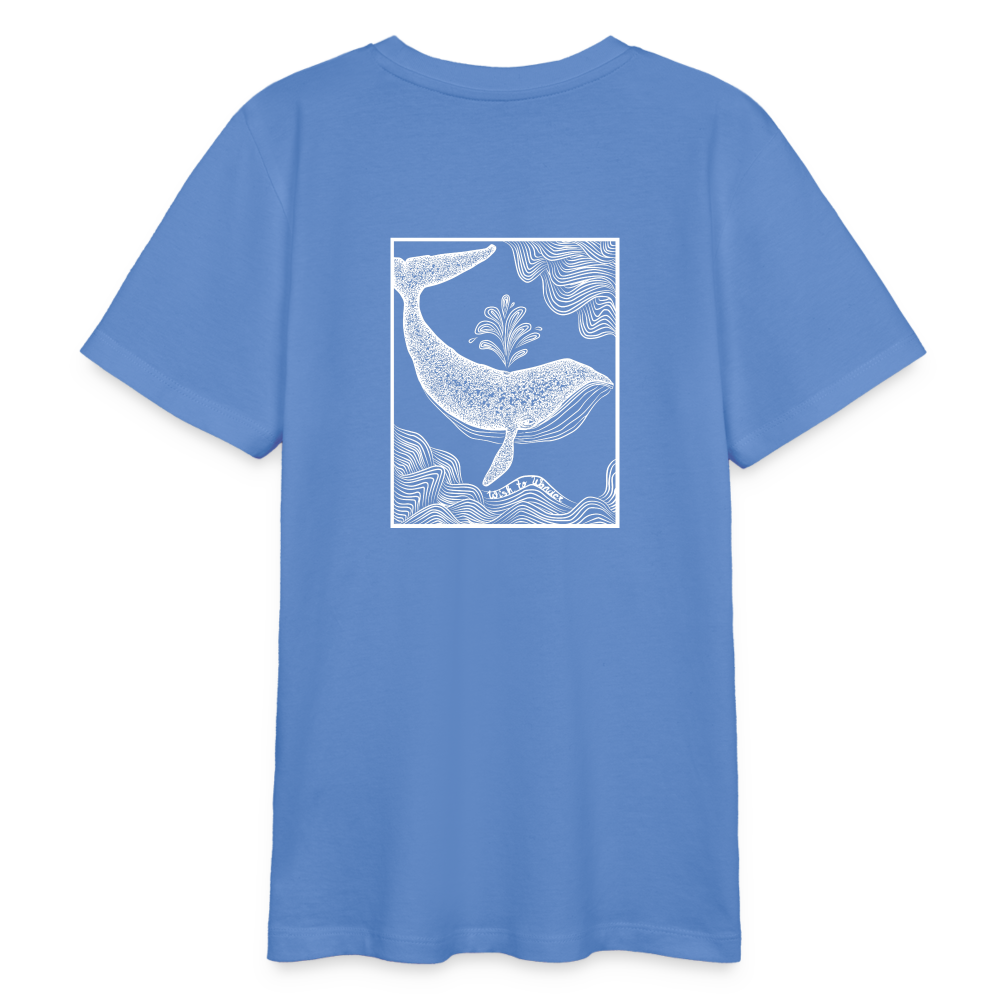 Wish To Wonder - whale | Organic Teen T-Shirt - bright blue