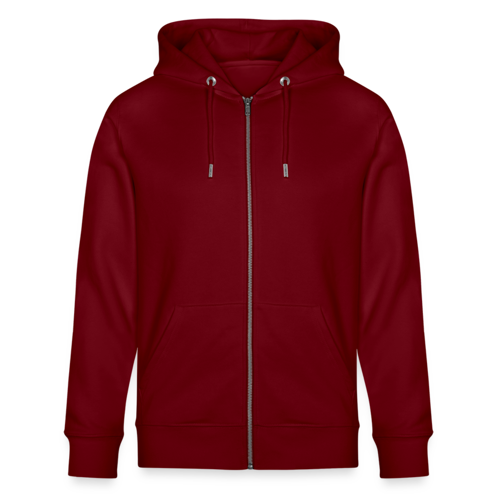 Wish To Wonder - Welcome To Wonderland |  Unisex Organic Hooded Jacket - burgundy