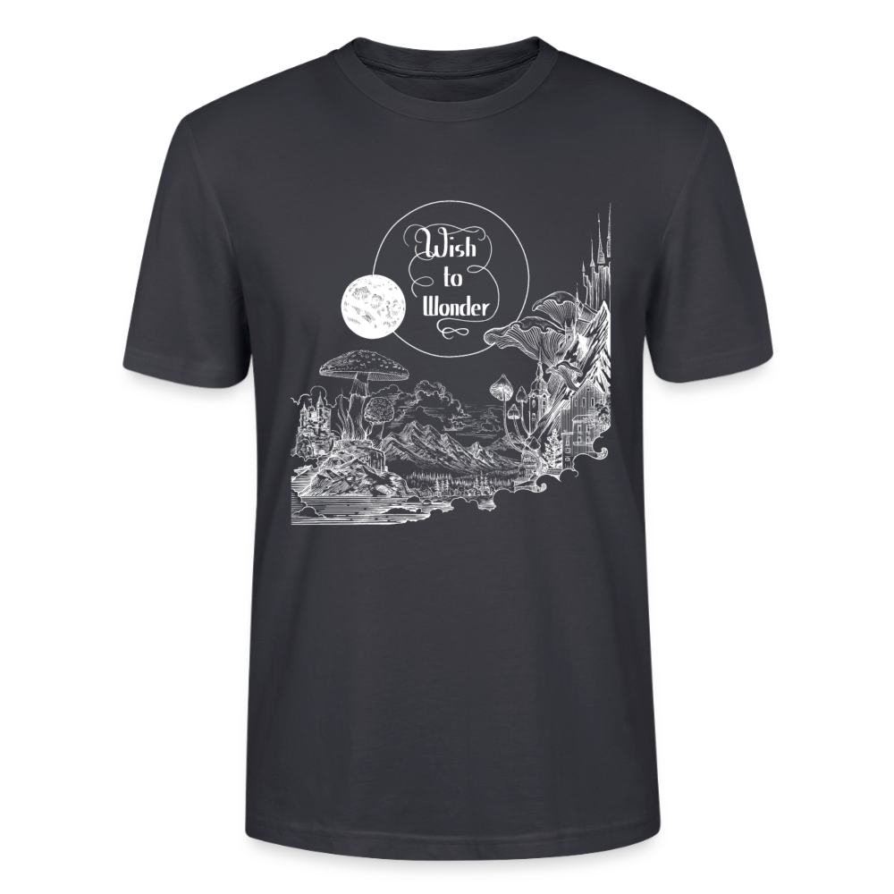 WTW - Welcome To Wonderland white print | Stanley/Stella CRAFTER Unisex T-Shirt - India Ink Grey