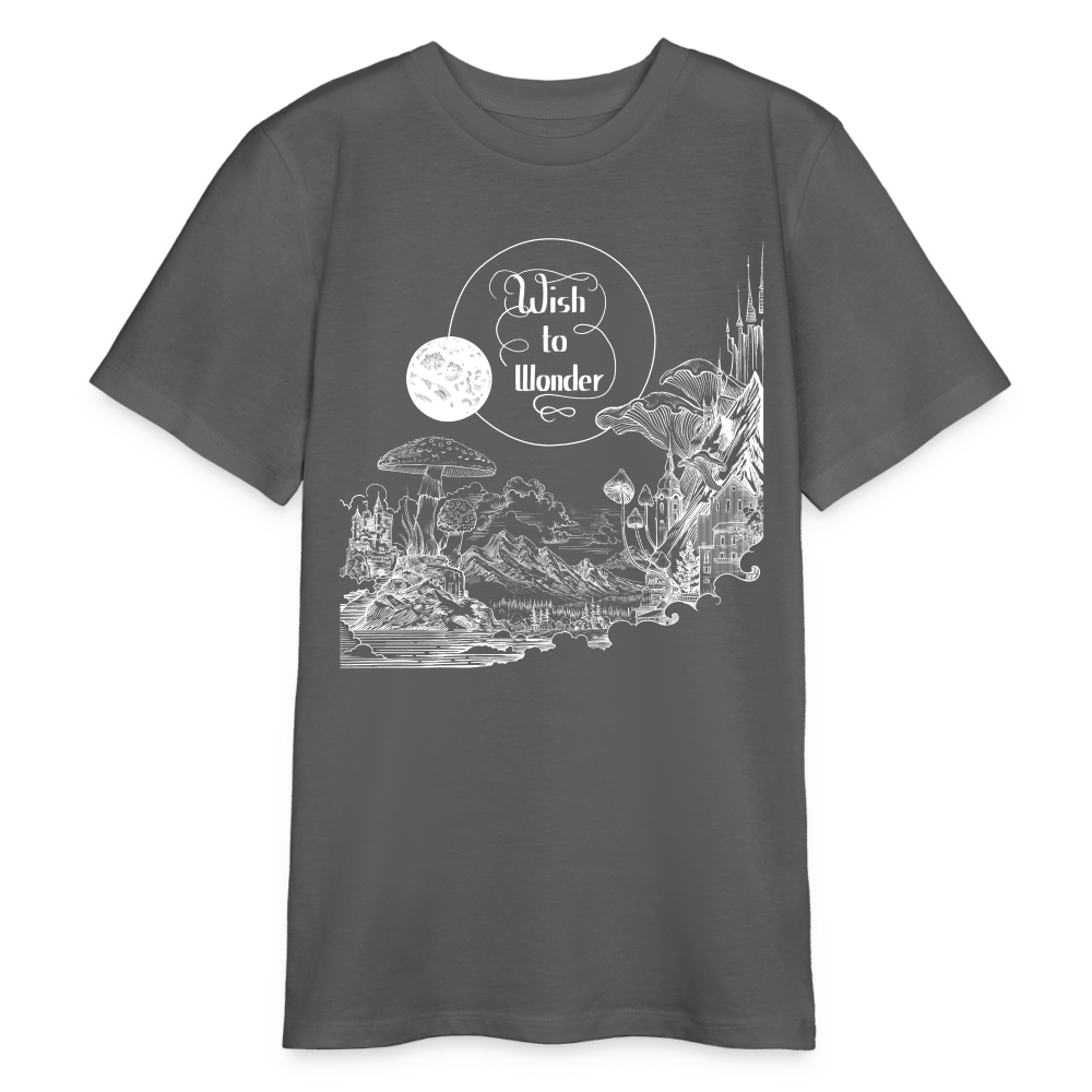 Wish To Wonder - Welcome To Wonderland | Organic Teen T-Shirt - anthracite