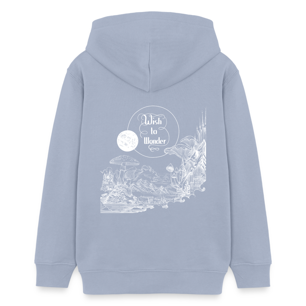 Wish To Wonder - Welcome To Wonderland | Teen Organic Hoodie - lavender-violet