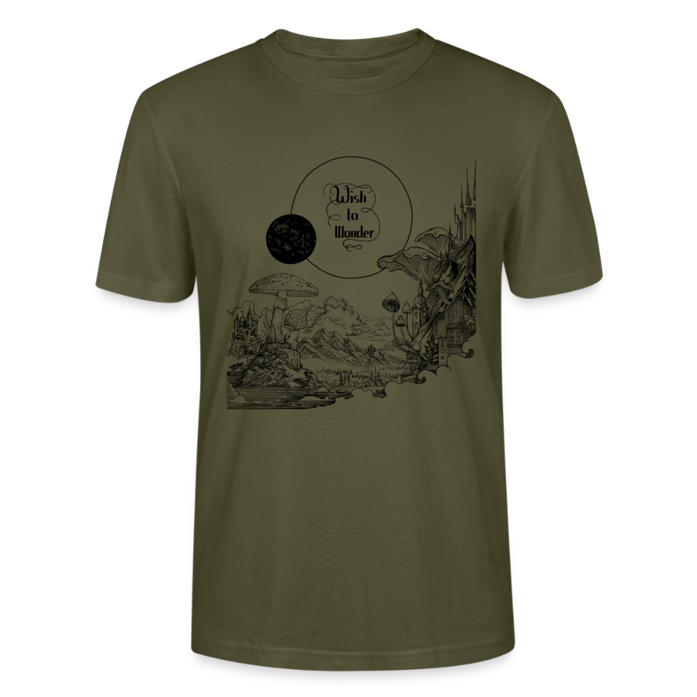 WTW - Welcome To Wonderland black print | Stanley/Stella CRAFTER Unisex T-Shirt - khaki