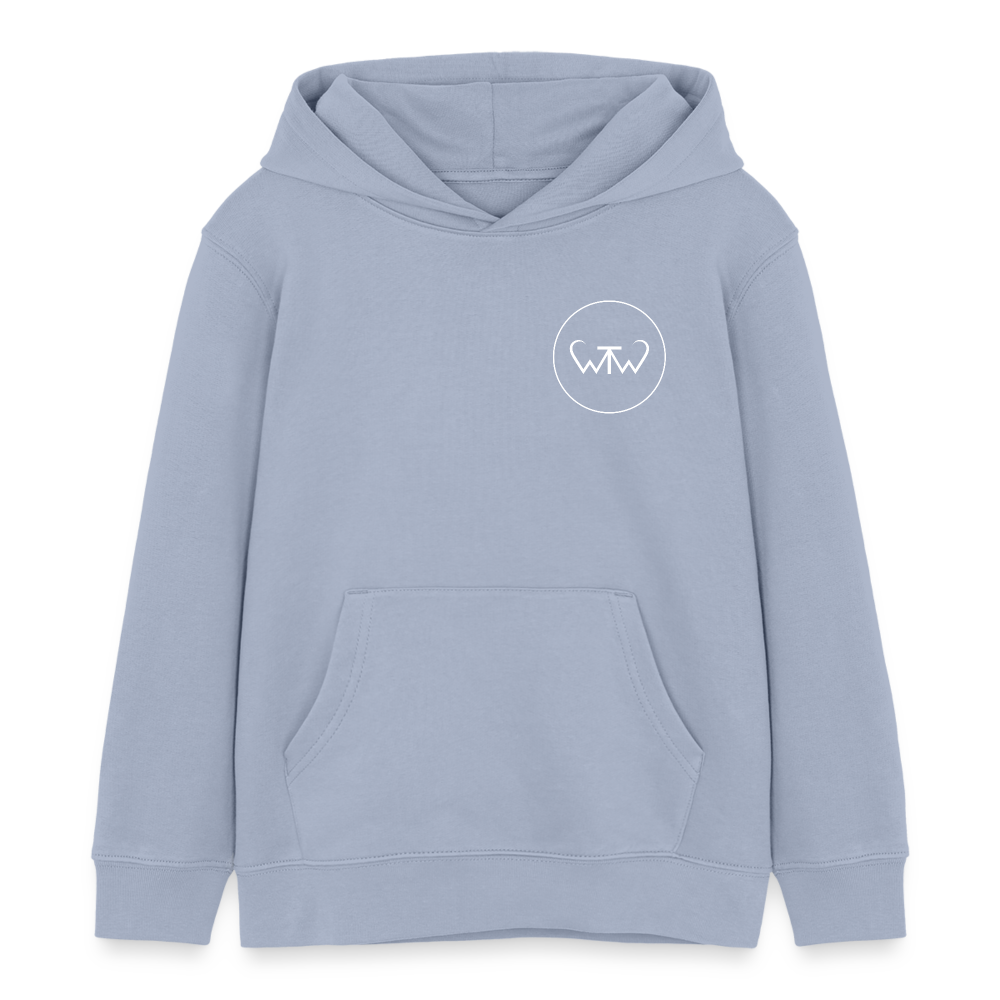 Wish To Wonder - Welcome To Wonderland | Kids’ Organic Hoodie - lavender-violet