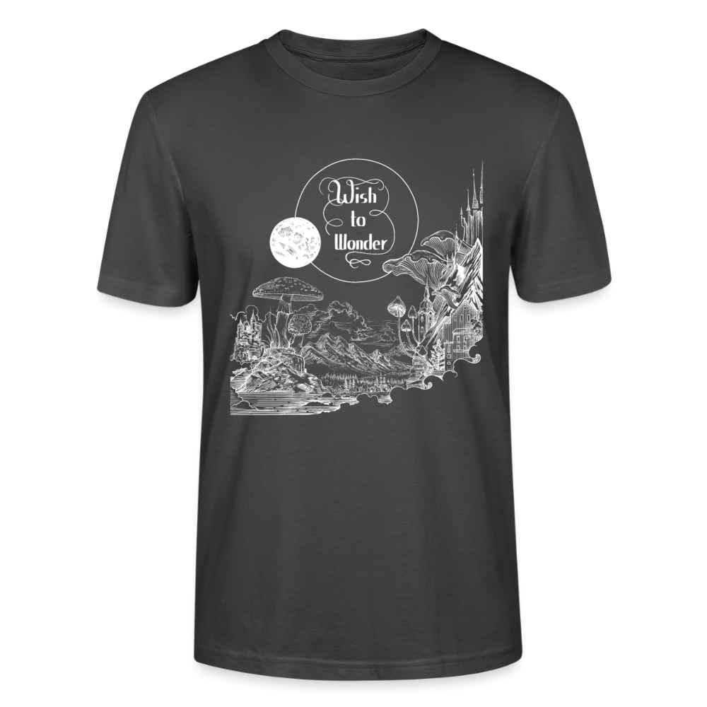 WTW - Welcome To Wonderland white print | Stanley/Stella CRAFTER Unisex T-Shirt - anthracite