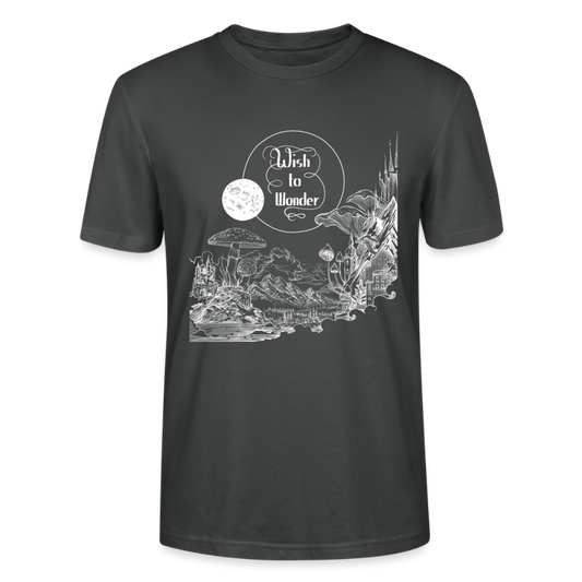 WTW - Welcome To Wonderland white print | Stanley/Stella CRAFTER Unisex T-Shirt - anthracite