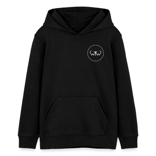 Wish To Wonder - Welcome To Wonderland | Teen Organic Hoodie - black