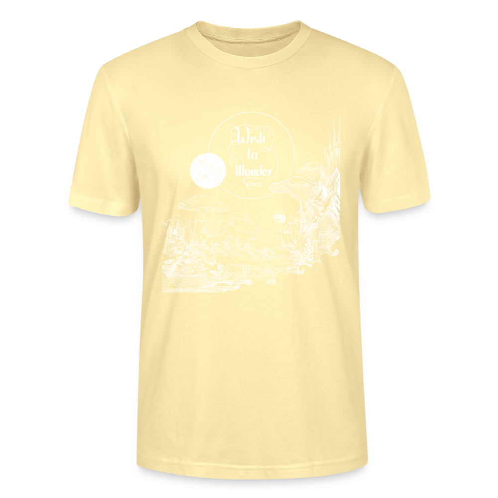 WTW - Welcome To Wonderland white print | Stanley/Stella CRAFTER Unisex T-Shirt - cream