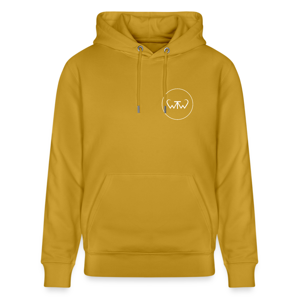 Wish To Wonder - whale | Unisex Organic Hoodie - ochre