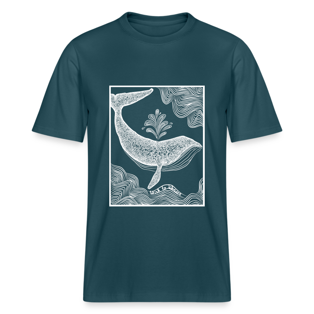 Wish To Wonder - whale | Relaxed Fit Unisex Organic T-Shirt - stargazer