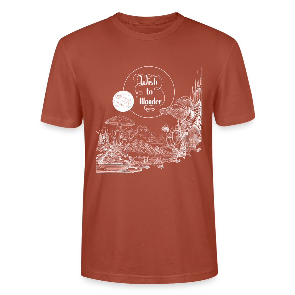 WTW - Welcome To Wonderland white print | Stanley/Stella CRAFTER Unisex T-Shirt - heritage brown