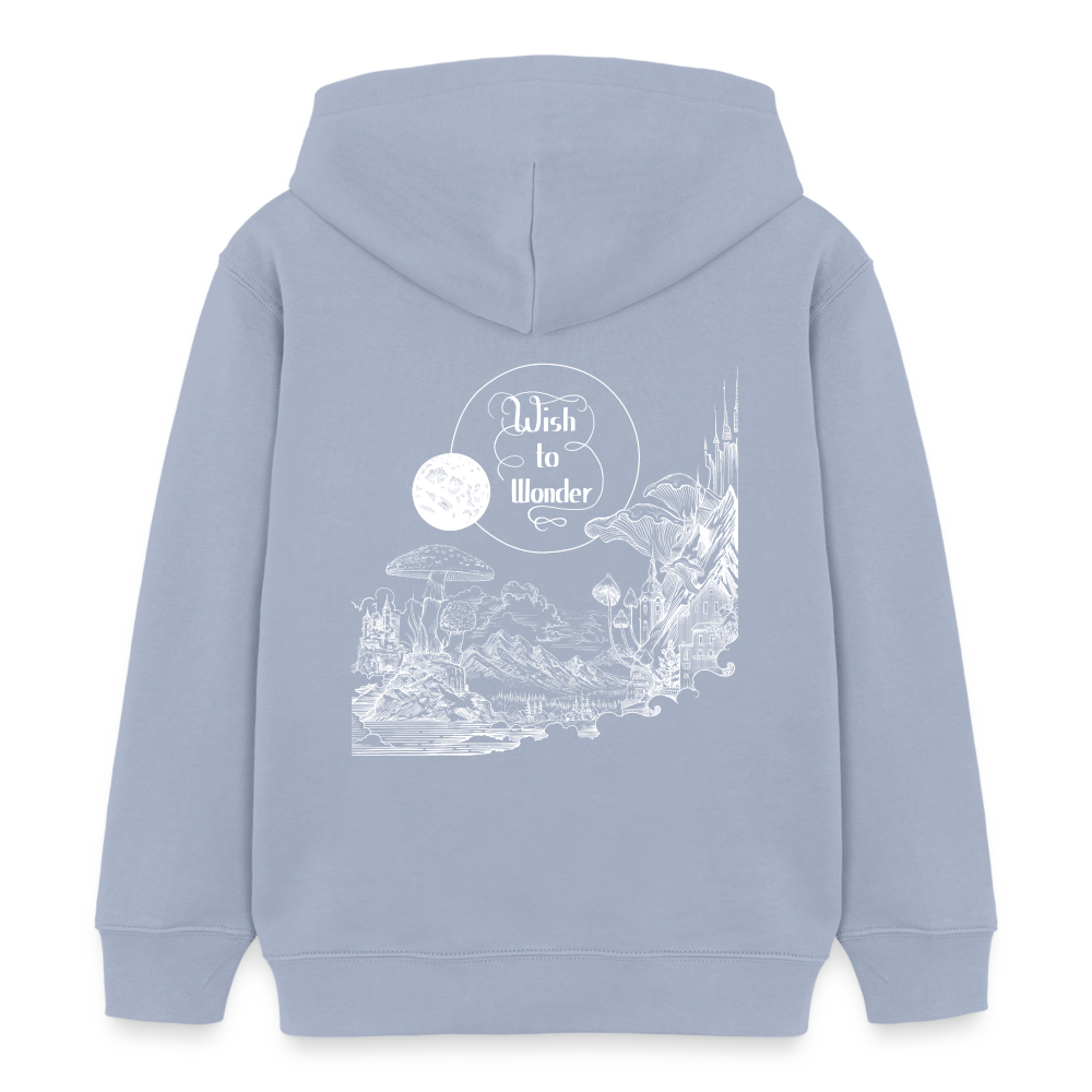 Wish To Wonder - Welcome To Wonderland | Kids’ Organic Hoodie - lavender-violet