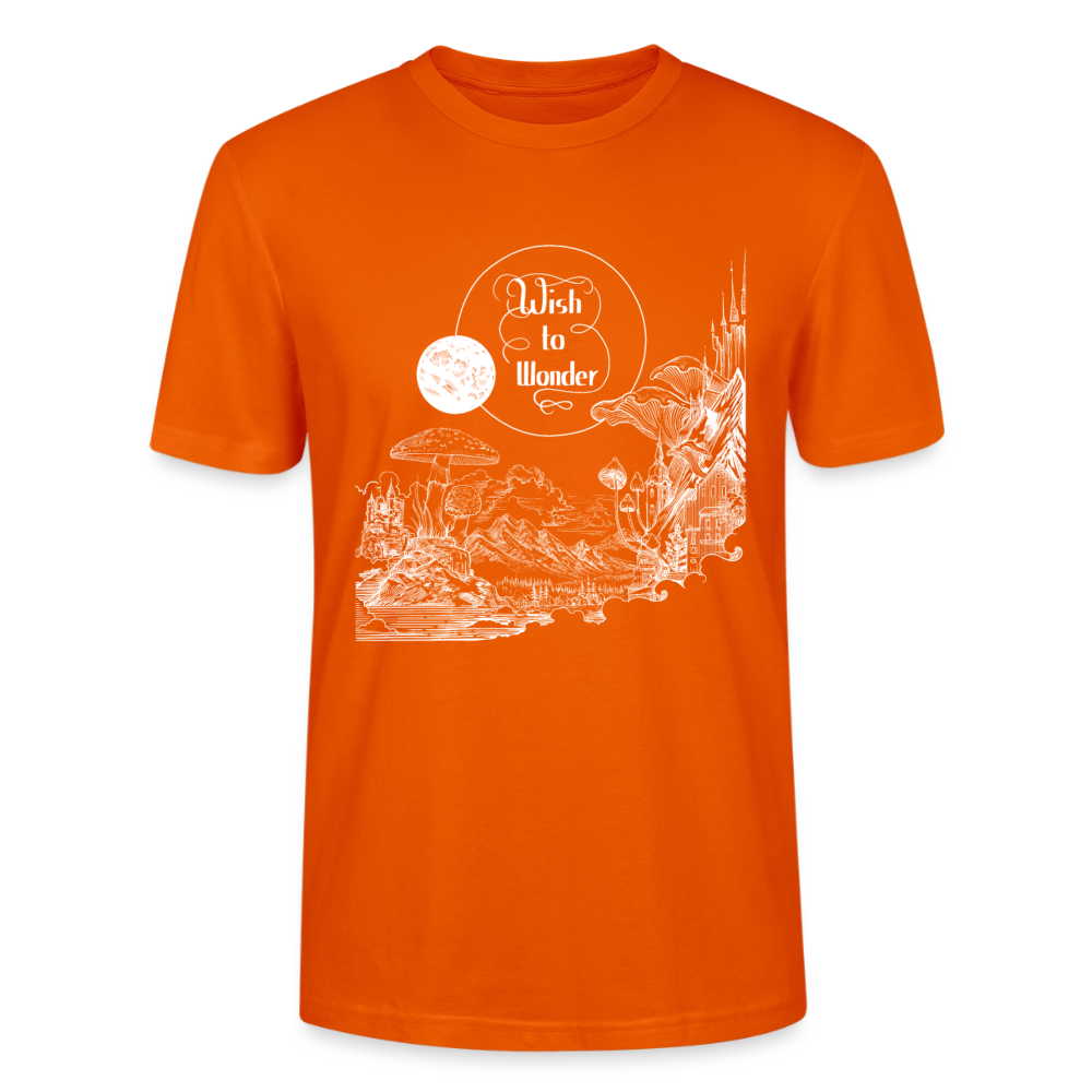 WTW - Welcome To Wonderland white print | Stanley/Stella CRAFTER Unisex T-Shirt - bright orange