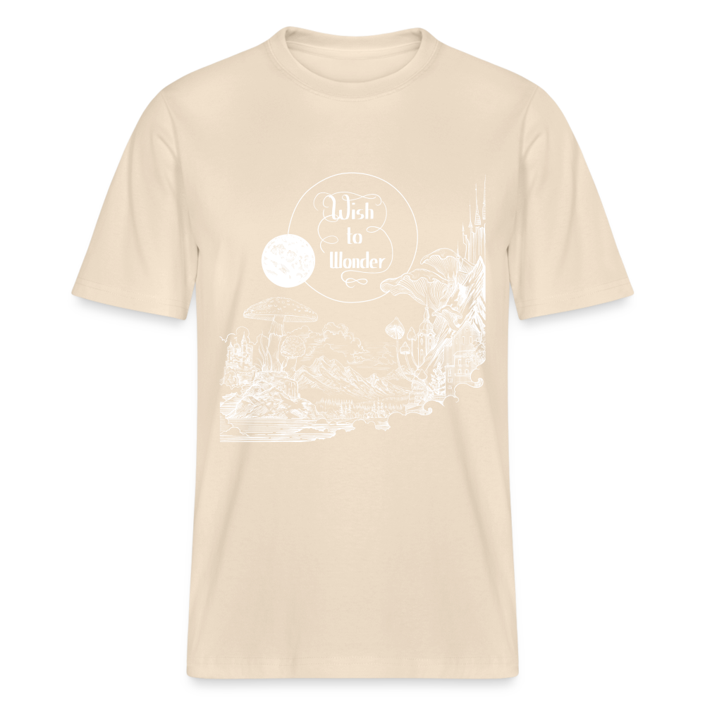 Wish To Wonder - Welcome To Wonderland | Relaxed Fit Unisex Organic T-Shirt - natural raw