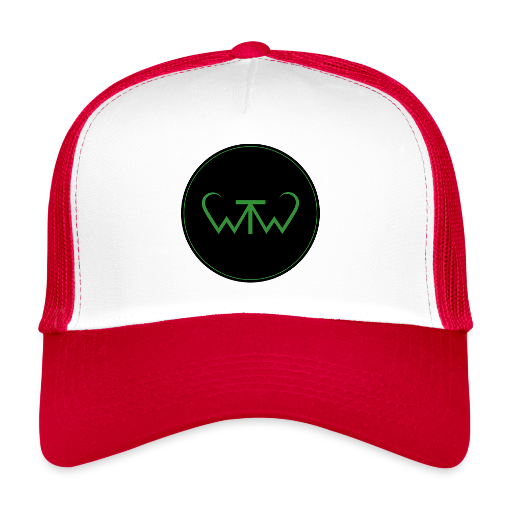 Wish To Wonder - WTW | Trucker Cap - white/red