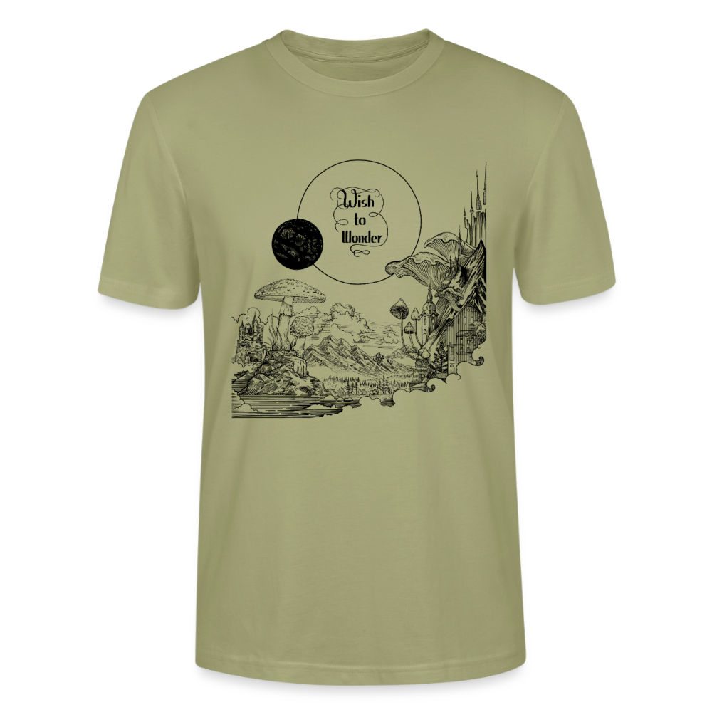WTW - Welcome To Wonderland black print | Stanley/Stella CRAFTER Unisex T-Shirt - sage